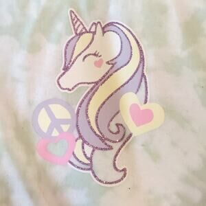 365 Kids From Garanimals Unicorn Sweatshirt Girls 10 Love Yourself Hoodie